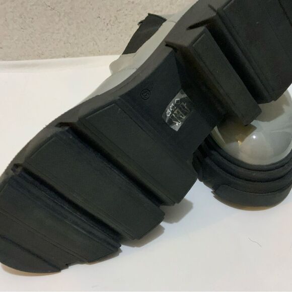 Sister Soeur Pippa Grey Patent ankle boots size 37 - Picture 6 of 10